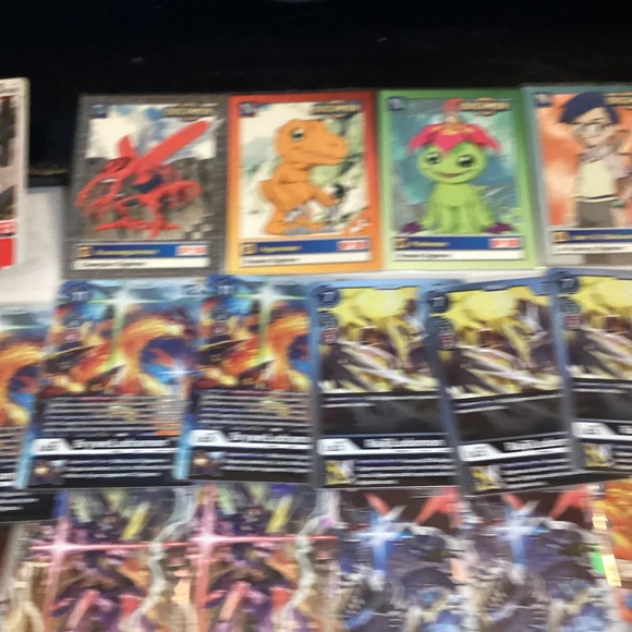 110 Digimon Card lot of 110 cards 38 foils and 82 non Foil cards - Picture 6 of 16